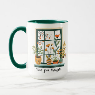 Pflanze Psychische Gesundheit Positiv Tasse
