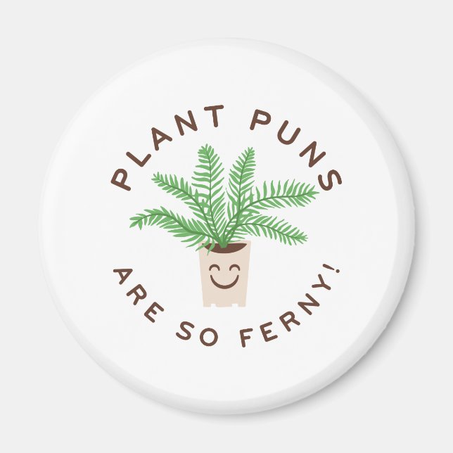Pflanze Puns sind so flink. Magnet (Vorne)