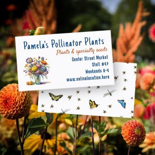 Pflanze reduzieren Blume für Visitenkarten Visitenkarte