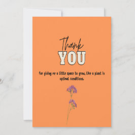 Pflanze Science danke Karte