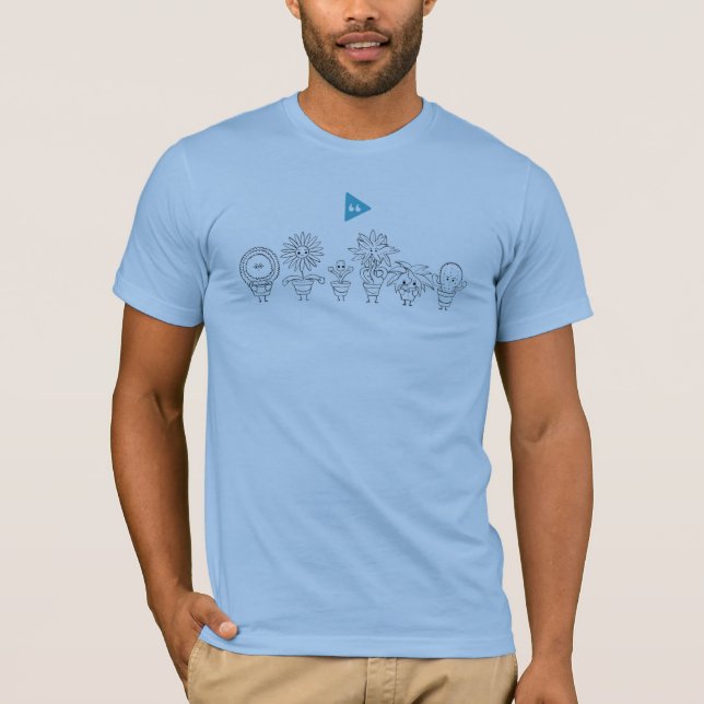 Pflanze Selby Version 1 T - Shirt (Vorderseite)