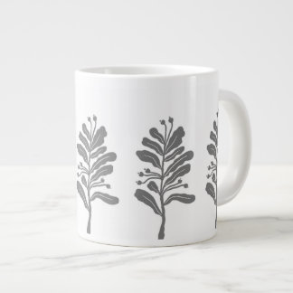 Pflanze Silhouette Blume Minimal Botanisch Jumbo-Tasse