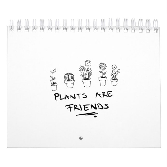 Pflanze sind Freunde Kalender (Titelbild)