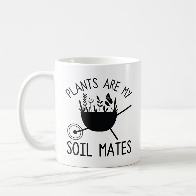 Pflanze sind meine Bodenmatten Kaffeetasse (Links)
