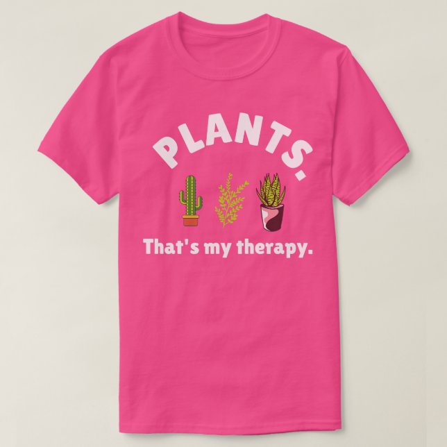 Pflanze sind meine Pflanze Liebhaber witziger Zita T-Shirt (Design vorne)