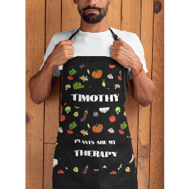 Pflanze sind meine Therapy Schürze