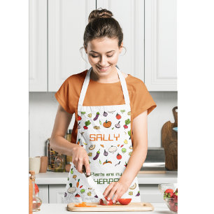 Pflanze sind meine Therapy Schürze