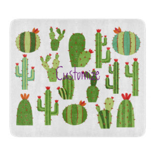 Pflanze Thunder_Cove mit roter Blüte Schneidebrett