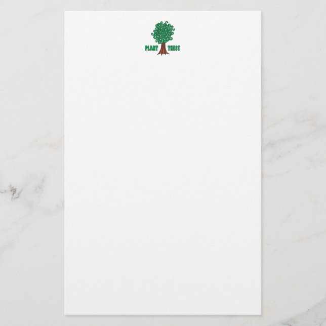 Pflanze Trees Briefpapier (Vorderseite)