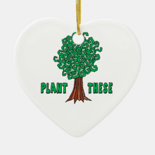Pflanze Trees Keramik Ornament