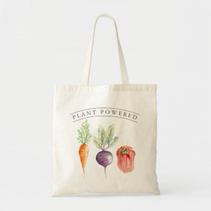 Pflanze trieb   VeggieWatercolor an Tragetasche