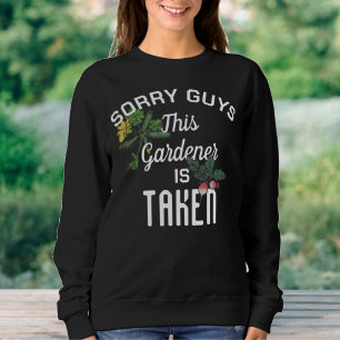 Pflanze über diesem Gärtner wird genommen Sweatshirt