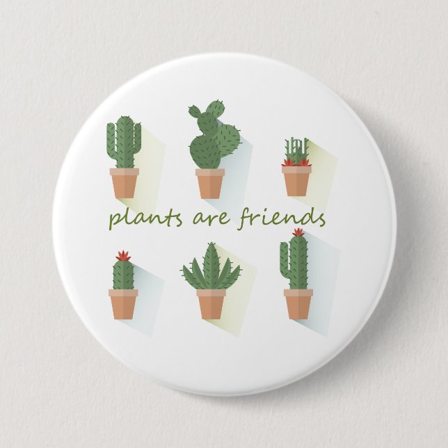 Pflanze und Blume Button (Vorderseite)