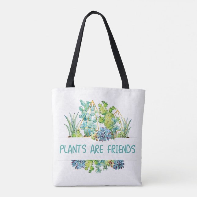 Pflanze und Blume Tasche (Rückseite)