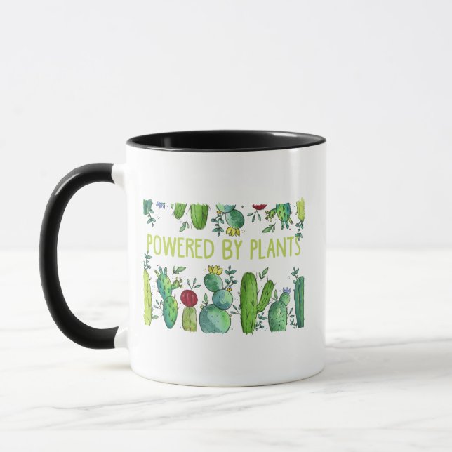 Pflanze und Blume Tasse (Links)
