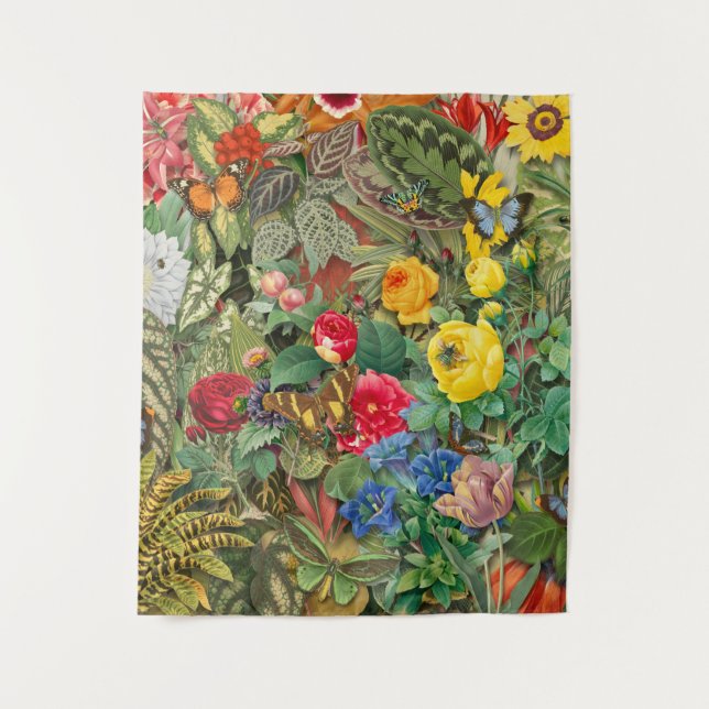 Pflanze und Blume Wandteppich (Vorderseite)
