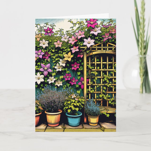 Pflanze und Gartenliebhaber Vermisst Karte (Vorderseite)