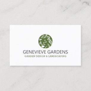 Pflanze Variety Garden Design Landschaft Visitenkarte