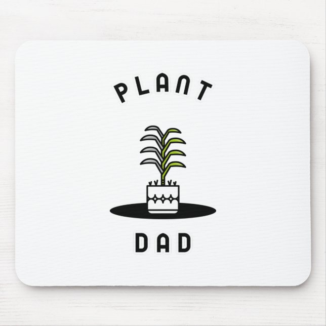 Pflanze Vater Mousepad (Vorne)