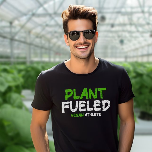 Pflanze (Vegan Athlete) Grüne Fitness Unisex T-Shirt (Von Creator hochgeladen)