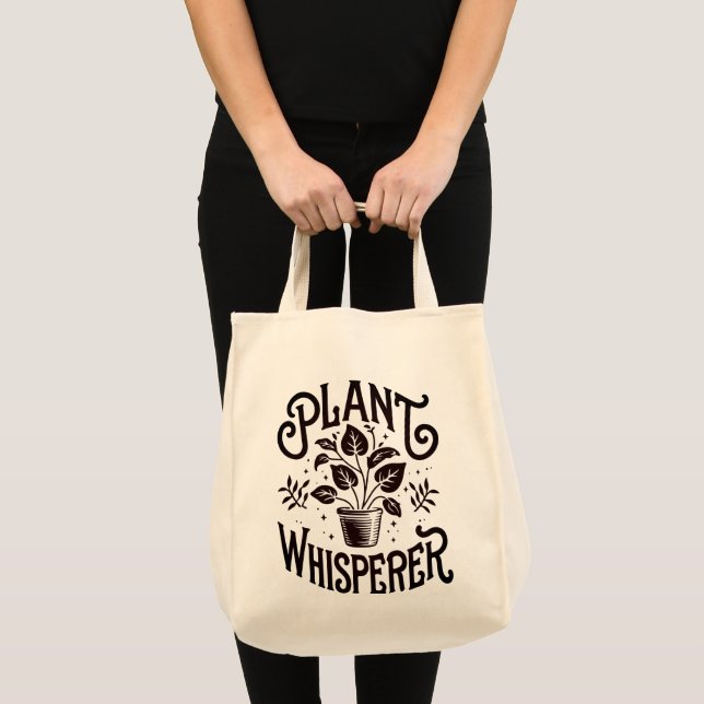 Pflanze Whisperer Tragetasche (Vorderseite (Produkt))