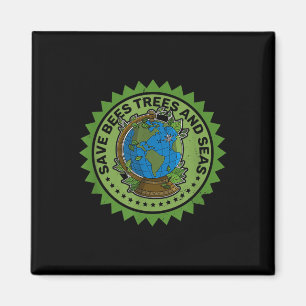 Pflanze zum Umweltschutz Magnet