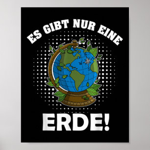 Pflanze zum Umweltschutz Poster