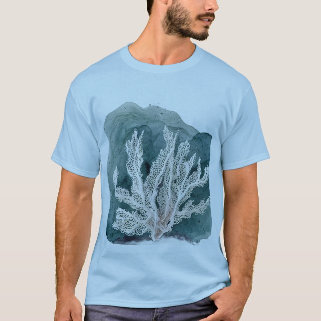 Pflanze zur Meereswelt der Nautischen See T-Shirt (Vorderseite)
