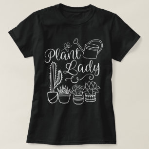 Pflanzen-Dame-Ästhetik-Cute-Pflanzen-Mama-T-Shirt T-Shirt