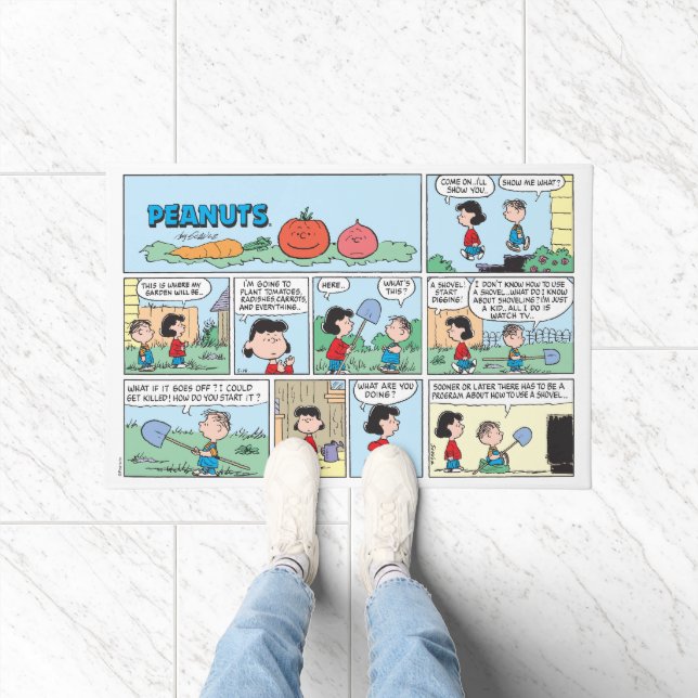 Pflanzen eines Gemüsegartens Fußmatte (Indoor)