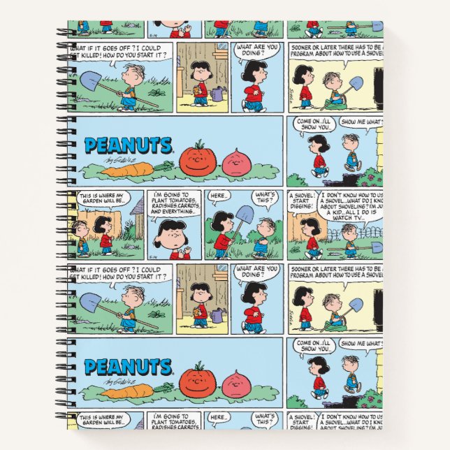 Pflanzen eines Gemüsegartens Notizbuch (Vorderseite)