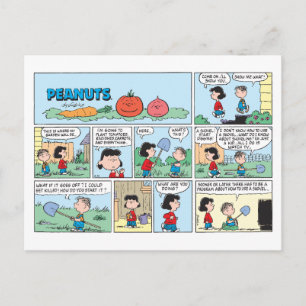 Pflanzen eines Gemüsegartens Postkarte