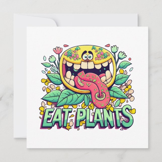 Pflanzen essen (Vorderseite)