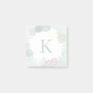 Pflanzen-Glück   Happines des Monogramm-  kauft Pl Post-it Klebezettel