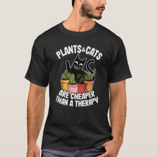 Pflanzen & Katzen sind günstiger als ein Therapie- T-Shirt