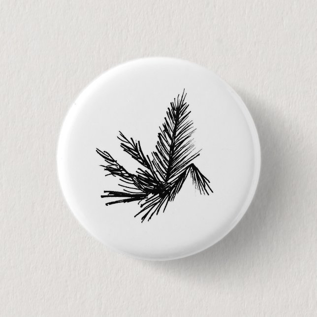 Pflanzen-Knopf Button (Vorderseite)