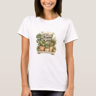 Pflanzen-Mama Florale Botanikliebhaber Vintage T-S T-Shirt