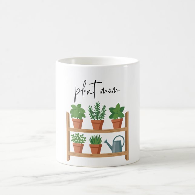 Pflanzen-Mama-Tasse Kaffeetasse (Mittel)