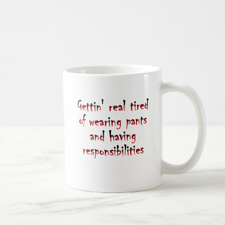 Pflanzen und Verantwortlichkeiten Funny Mug Kaffeetasse
