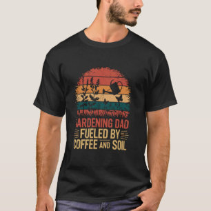 Pflanzen-Vater-Gartenarbeit Gärtner und grüner Dau T-Shirt