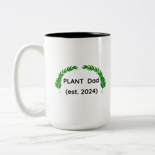 Pflanzen-Vater-Leben-Hauspflanzenliebhaber-Design Zweifarbige Tasse