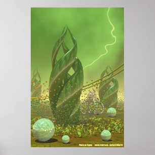 Pflanzen von Cygnus IV Poster