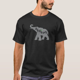 Pflanzenfresser Elefant Vegan Liebe Iss Veg Inspir T-Shirt