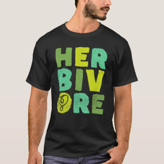 Pflanzenfresser Von Pflanzen angetrieben Vegan Veg T-Shirt