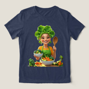 Pflanzenkoch – Kochen mit Herzlichkeit Tri-Blend Shirt