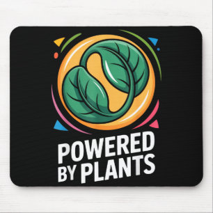 Pflanzenkraft für Veganer Öko-Lifestyle Mousepad