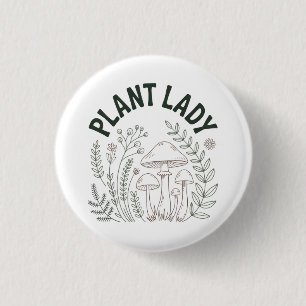 Pflanzenlady Button