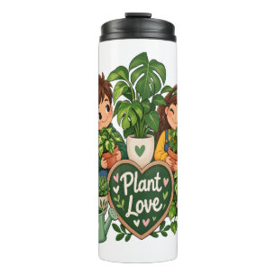 Pflanzenliebe Süße Pflanzenliebhaber Gartenarbeit  Thermosbecher