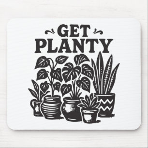 Pflanzenliebhaber Hauspflanzen Lustiger Pflanzenli Mousepad