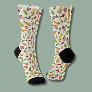 Pflanzenpflaster auf dem Markt für lokal angebaute Socken